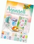 folia 48749 - Motivblock Aquarell, 20 Blatt, ca. 24 x 34 cm, 270 g/qm, sortiert...