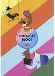 folia 603 - Block mit Tonpapier, 130 g/m&sup2;, DIN A3, 10 Blatt, sortiert in 10...