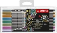 STABILO - Premium Metallic-Filzstift - Pen 68 metallic - 8er Pack