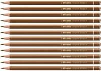 STABILO - Premium-Buntstift - Original - 12er Pack - gebrannt Umbra