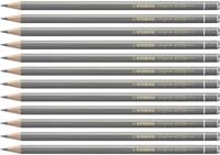 STABILO - Premium-Buntstift - Original - 12er Pack - kaltgrau 5k