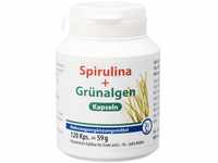 Pharma-Peter SPIRULINA + GRÜNALGEN Chlorella Kapseln, 120 Kapseln