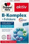 Doppelherz B-Komplex DEPOT mit Fols&auml;ure - B-Vitamine als Beitrag f&uuml;r die normale