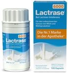 pro natura Lactrase 6000 &ndash; 100 Lactase Kapseln bei Lactose-Intoleranz, f&uuml;r...