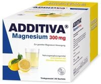 ADDITIVA Magnesium 300 mg &ndash; Trinkgranulat mit Zitronen-Geschmack &ndash;60Sachets-