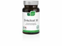 NICApur Zinkcitrat 30 mg I HOCHDOSIERT mit hoher Bioverfügbarkeit I 60 Kapseln