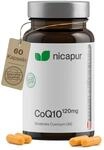 nicapur CoQ10 120 mg, Coenzym Q10 hochdosiert, 60 Kapseln | 120 mg Q10 pro...