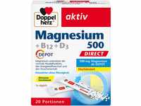 Doppelherz Magnesium 500 + B12 + D3 DIRECT mit DEPOT-Funktion - Magnesium als...