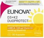 EUNOVA D3 + K2 DuoProtect 4000 I.E. - Hochdosiertes Vitamin D3 + K2 f&uuml;r starke