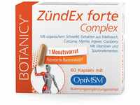 BOTANICY Zündex Forte Complex - OptiMSM Hochdosiert, Extrakt aus Boswellia...
