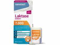sanotact Laktase 7.000 DIREKT (90 Mini Laktasetabletten) • Laktose Tabletten...