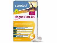 sanotact Magnesium 400 PUR (300 Kautabletten) • Magnesium hochdosiert für...