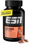 ESN Kurkuma Kapseln, 60 Kapseln, 1000 mg Curcumin pro Portion, aus patentiertem