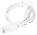 Goobay 95152 CAT 6 Flach-Patchkabel, U/UTP, Wei&szlig;