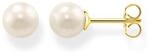 Thomas Sabo Ohrstecker Perle vergoldetes Silber H1430-430-14