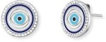 Engelsrufer Damen Ohrringe Ohrstecker aus Sterling Silber mit Nazar Auge Symbol -