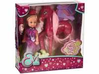 Simba 105738667 - Evi Love Little Fairy & Pony, Spielpuppe als Prinzessin mit