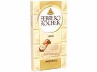 Ferrero Rocher Tafel – Weiße Schokolade mit Haselnuss – 1 x 90 g