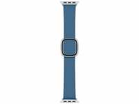 Apple Watch (40mm) Modernes Lederarmband, Cape COD blau - Large