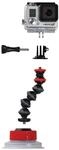 JOBY JB01329-BWW Saugnapf und GorillaPod Arm (f&uuml;r GoPro/Action-Video-Kameras,