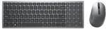 Dell KM7120W, Wireless, Multimedia, Tastatur und Maus Set, French (AZERTY), schwarz