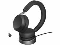 Jabra Evolve2 75 Wireless PC Headset with Charging Dock and 8-Mic Technology -...