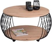 M2 Kollektion Peking 2 - Moderner Couchtisch (&Oslash; 80 cm, H 46cm)
