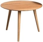 M2 Kollektion Oslo 2 - runder Couchtisch &Oslash; 60 cm, H 45 cm | Massive Wildeiche...