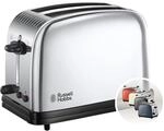 Russell Hobbs Toaster [f&uuml;r 2 Scheiben] Victory Edelstahl (extra breite