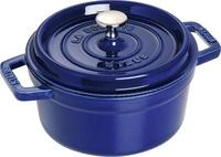 STAUB Cocotte, Gusseisen Br&auml;ter, Alle Herdarten inkl Induktion, Rund, 20 cm, 2,25 L,