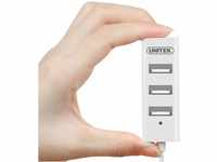 UNITEK Y-2146 Hub 4 Port USB 2.0, Datenhub Multiport Verteiler für PC, Laptop,