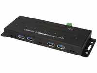 LogiLink UA0319 - USB-C 3.1 Gen 2, 7-Port Combo Hub, Industrieausführung