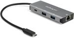 StarTech.com 3-Port-USB-C-Hub (mit LAN-Anschluss , 10 Gbit/s, 2x USB-A und 1x USB-C,