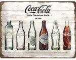 Nostalgic-Art Retro Blechschild, 30 x 40 cm, Coca-Cola &ndash; Bottle Timeline &ndash;