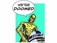 Komar Wandbild | Star Wars Classic Comic Quote Droids | Kinderzimmer,...