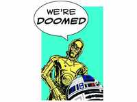 Komar Wandbild | Star Wars Classic Comic Quote Droids | Kinderzimmer,...