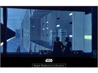 Komar Wandbild | Star Wars Classic RMQ Death Star Control | Kinderzimmer,