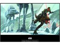Komar Wandbild | Star Wars Classic RMQ Hoth Battle Ground | Kinderzimmer,