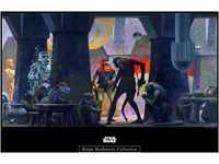 Komar Wandbild | Star Wars Classic RMQ Mos Eisley Streets | Kinderzimmer,