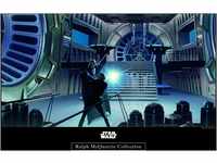 Komar Wandbild | Star Wars Classic RMQ Vader Luke Throneroom | Kinderzimmer,