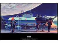 Komar Wandbild | Star Wars Classic RMQ Yavin Hangar | Kinderzimmer,...