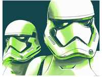 Komar Wandbild | Star Wars Faces Stormtrooper | Kinderzimmer, Jugendzimmer,