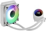 AeroCool MIRAGEL120W, CPU-Fl&uuml;ssigkeitsk&uuml;hlung, 120mm ARGB-L&uuml;fter, TDP 200W, Wei&szlig;