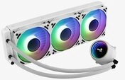 AeroCool MIRAGEL360W, CPU-Fl&uuml;ssigkeitsk&uuml;hlung, 3xL&uuml;fter 12cm ARGB, TDP 550W, Wei&szlig;