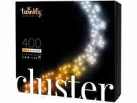 Twinkly Cluster - LED Lichterkette mit 400 AWW (Amber, Warm White, Cool White)...