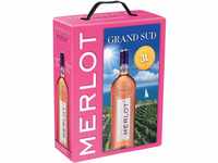 Grand Sud - Merlot Rosé aus Süd-Frankreich - Sortentypischer Trocken...