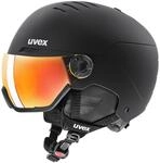 uvex Wanted Visor - robuster, stylischer, optimal bel&uuml;fteter Skihelm mit
