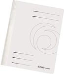 Herlitz 10902450 Schnellhefter, DIN A4, PP-Folie Wei&szlig;