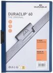 Durable Klemm-Mappe Duraclip Original 60, Hartfolie, bis zu 60 Blatt A4, nachtblau,