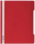 Durable Schnellhefter mit transparentem Deckel, &uuml;berbreit, 50 St&uuml;ck, rot,...